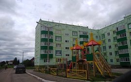Ограждение детской площадки в с. Лобаново