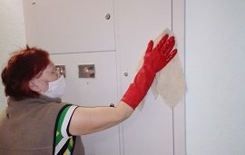 Уборка и дезинфекционная обработка мест общего пользования