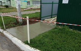 Обустройство контейнерной площадки по адресу ул. Зеленая, 3/1Г Обустройство контейнерной площадки по адресу ул. Зеленая, 3/1Г