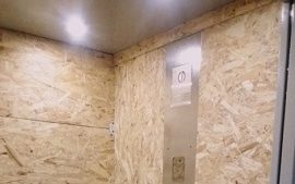 Обшивка лифтов в доме по адресу ул. Красавинская, 8 Обшивка лифтов в доме по адресу ул. Красавинская, 8