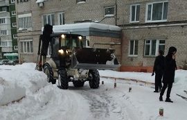 Механизированная уборка придомовых территорий
