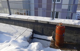 Частичный ремонт кровли дома по адресу ул. Целинная, 45