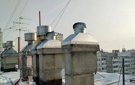Монтаж дефлекторов и турбодефлекторов над вентиляционными каналами