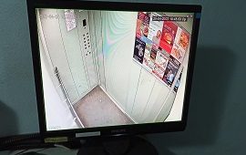 Установка камер видеонаблюдения в доме по адресу ул. Целинная, 49а Установка камер видеонаблюдения в доме по адресу ул. Целинная, 49а