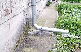 Модернизация водосточной трубы дома по адресу ул. Кавалерийская, 17