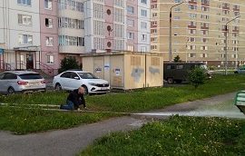 Гидроиспытания пожарного водовода дома по ул. Цимлянская, 23 Гидроиспытания пожарного водовода дома по ул. Цимлянская, 23