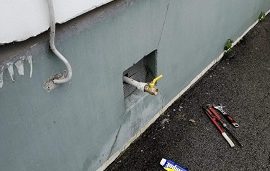 Установка поливочных кранов в доме по адресу ул. Красавинская, 2 Установка поливочных кранов в доме по адресу ул. Красавинская, 2