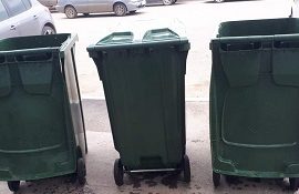 Помывка мусорных баков и помещений мусорокамеры в доме по адресу ул. Строителей, 9 Помывка мусорных баков и помещений мусорокамеры в доме по адресу ул. Строителей, 9