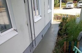 Ремонт отмостки дома по адресу ул. Делегатская, 35Б Ремонт отмостки дома по адресу ул. Делегатская, 35Б