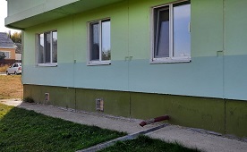 Закраска надписей и рисунков на стенах дома по адресу ул. Зеленая, 3/1Г