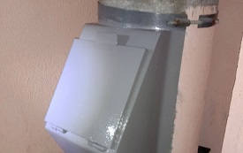 Ремонт клапана мусоропровода в доме по адресу ул. Цимлянская, 23