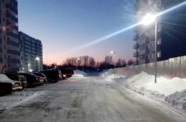 Механизированная уборка придомовой территории по адресу ул. Гашкова, 59
