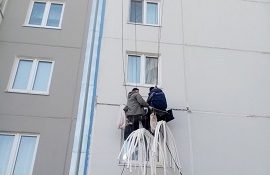 Ремонт межпанельных швов дома по адресу ул. Целинная, 45 Ремонт межпанельных швов дома по адресу ул. Целинная, 45