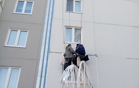 Ремонт межпанельных швов дома по адресу ул. Целинная, 45