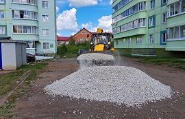 Ремонтные работы на домах в с. Лобаново