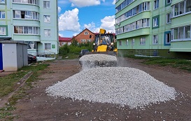 Ремонтные работы на домах в с. Лобаново