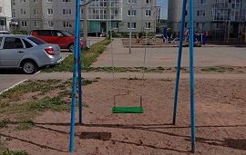 Ремонтные работы на детской площадке по адресу ул. Делегатская, 35