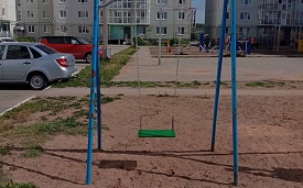 Ремонтные работы на детской площадке по адресу ул. Делегатская, 35