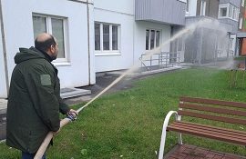 Гидроиспытания в ЖК «Медовый» Гидроиспытания в ЖК «Медовый»