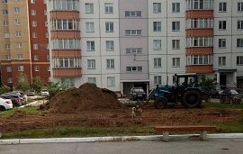Монтаж детской площадки по адресу ул. Делегатская, 39а