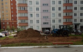 Монтаж детской площадки по адресу ул. Делегатская, 39а