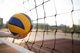 Дружеский матч по волейболу