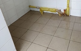 Помывка мусорокамер в ЖК Медовый
