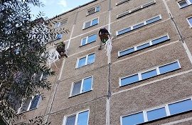 Ремонт межпанельных швов в доме по адресу пр. Парковый, 40 Ремонт межпанельных швов в доме по адресу пр. Парковый, 40