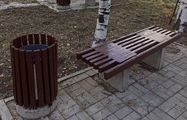 Покрасочный работы на придомовой территории по адресу ул. Гашкова, 59 Покрасочный работы на придомовой территории по адресу ул. Гашкова, 59