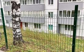 Ремонт ограждения детской площадки по адресу ул. Гашкова, 59