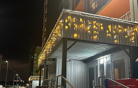 Новогоднее украшение домов