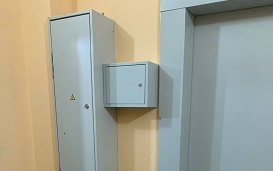 Ремонт лифта в доме по адресу ул. Строителей, 9