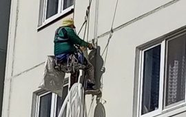 Ремонт межпанельных швов в доме по адресу ул. Делегатская, 35А Ремонт межпанельных швов в доме по адресу ул. Делегатская, 35А
